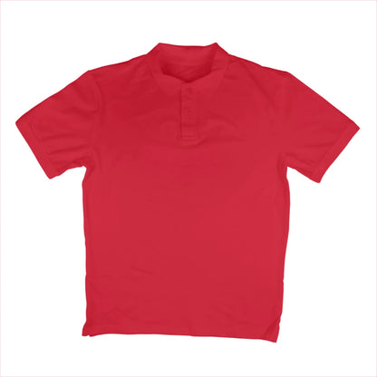 Men's Plain Polo T-Shirt - Red
