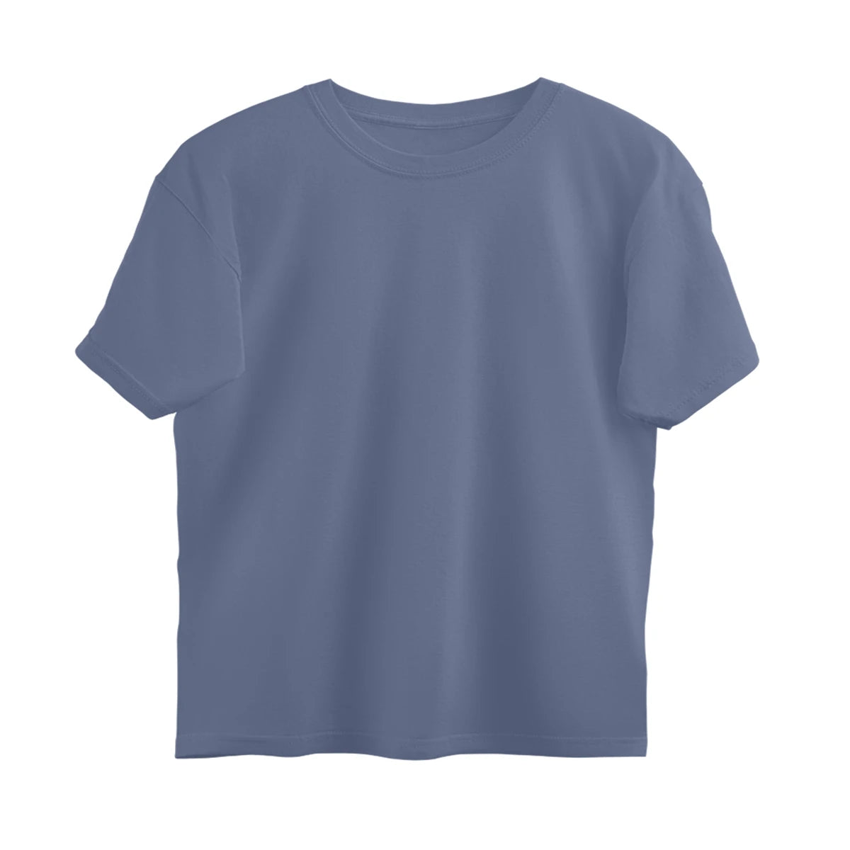 Men's Plain Oversized T-Shirt - Steel Grey