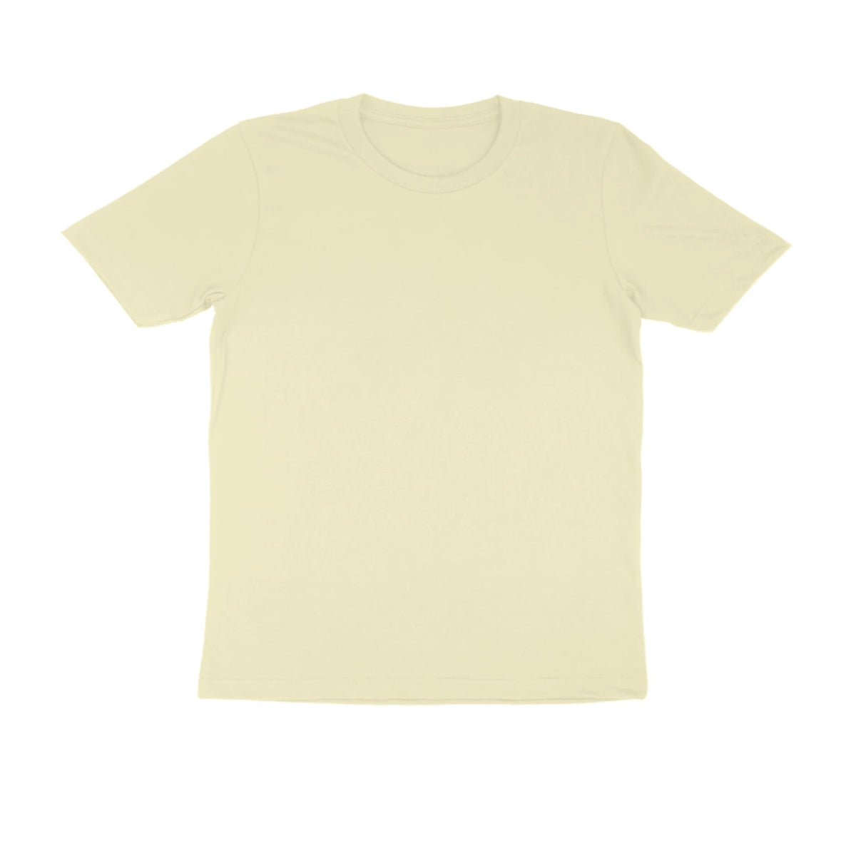 Men's Premium Plain T-Shirt - Soft & Light Colours - Almond