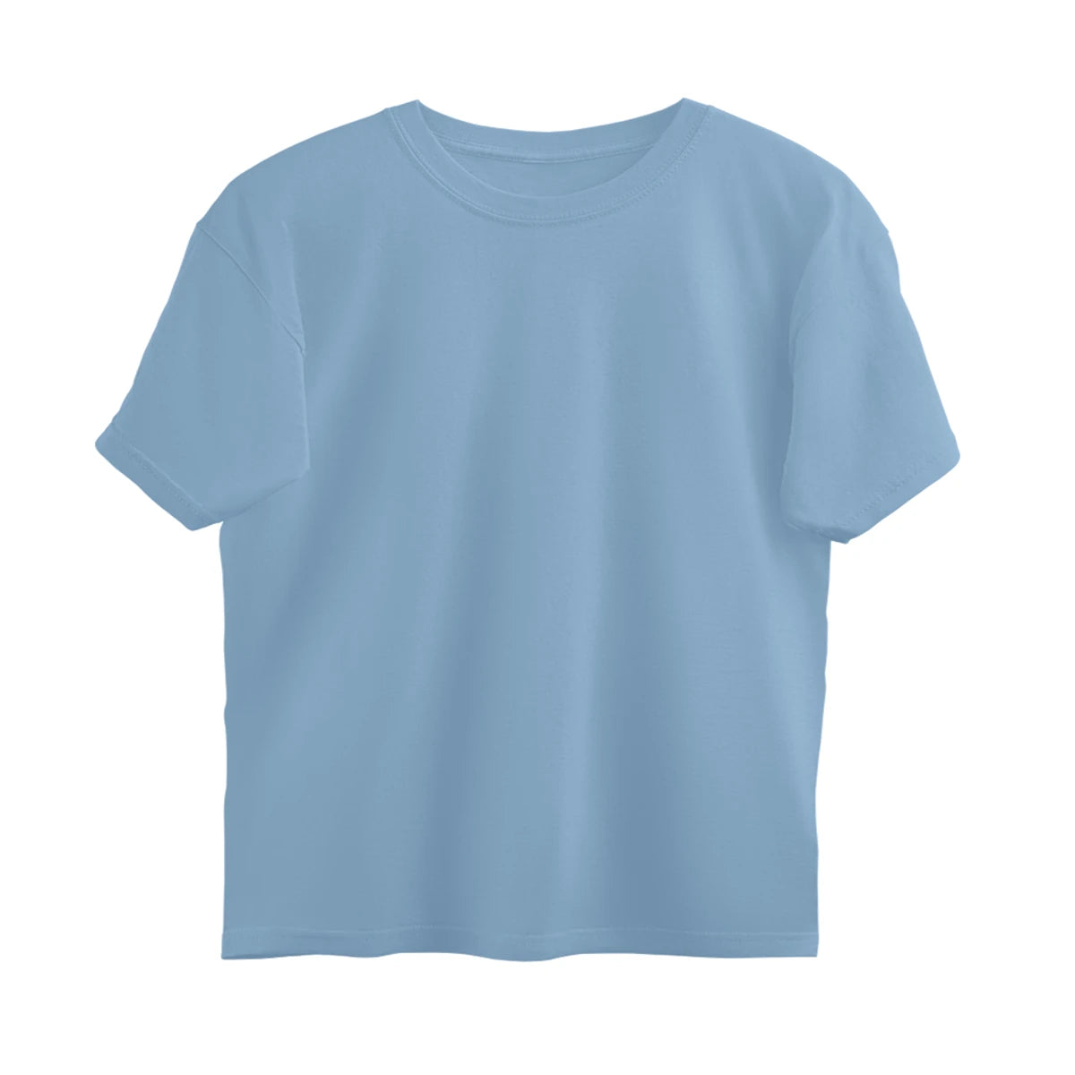 Men's Plain Oversized T-Shirt - Baby Blue