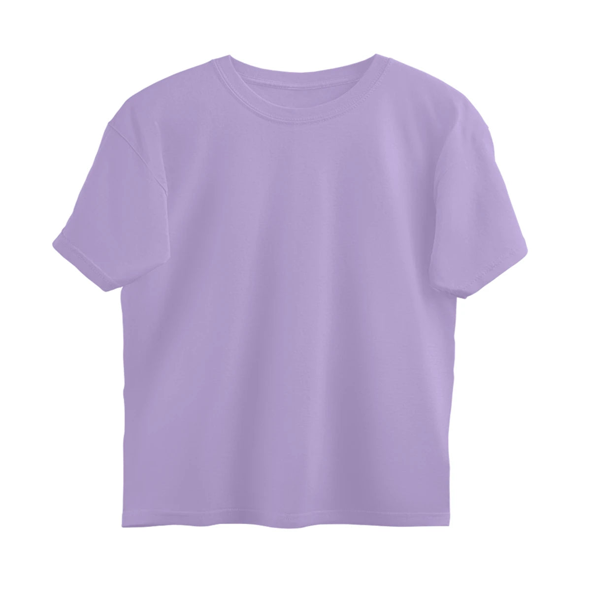 Men's Plain Oversized T-Shirt - Iris Lavender