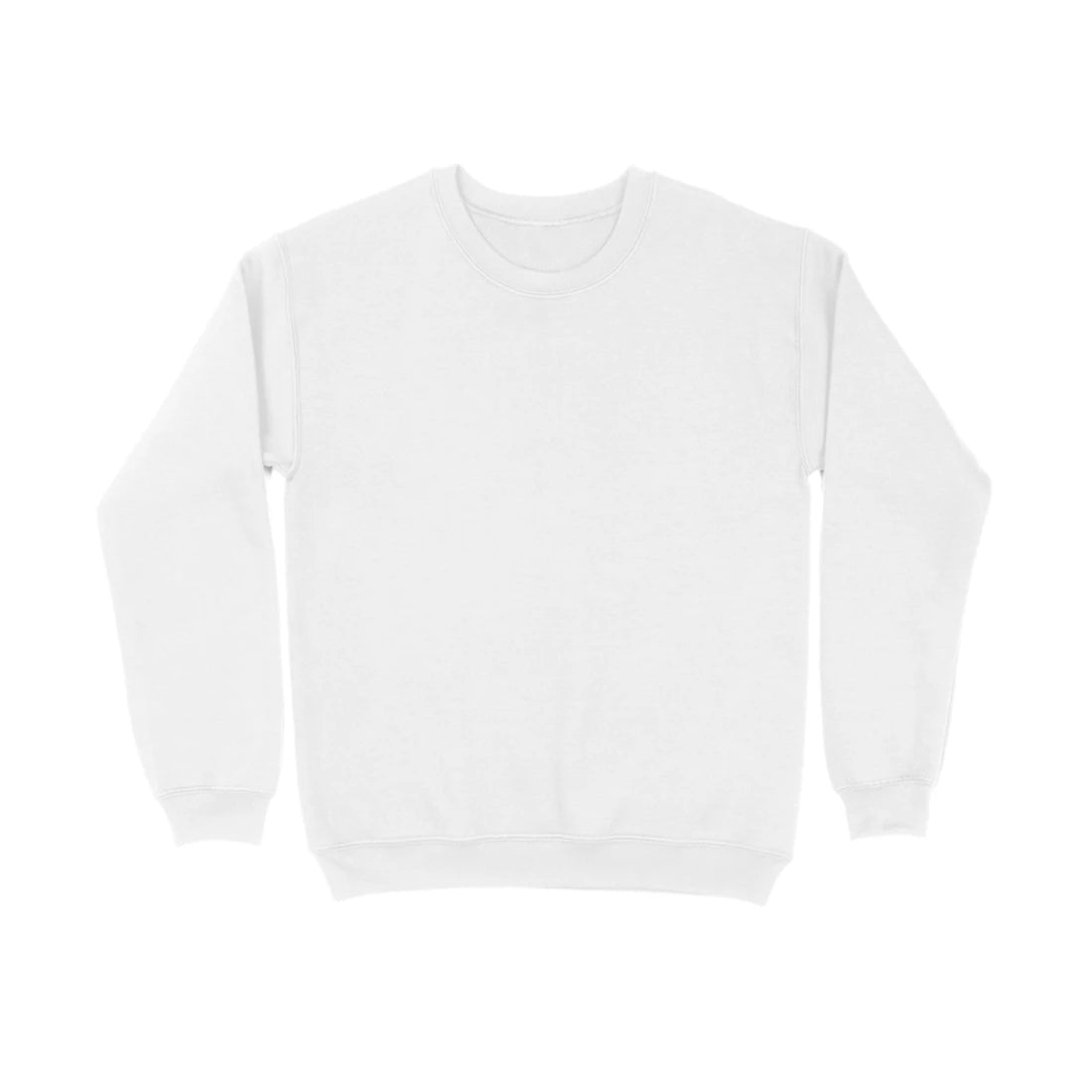Men's Plain Sweatshirt - White