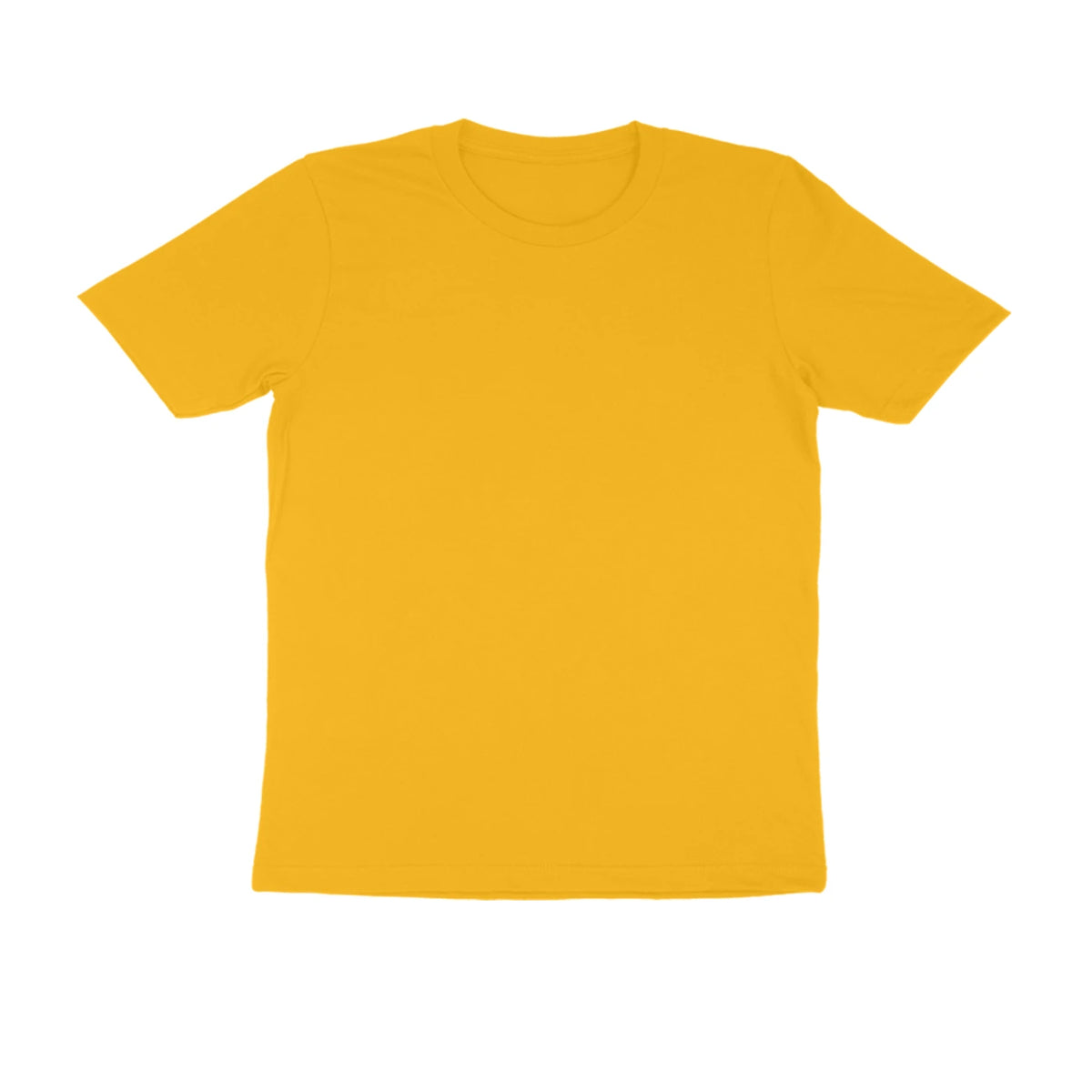 Men's Premium Plain T-Shirt - Bright & Earthy Colours - Golden Yellow