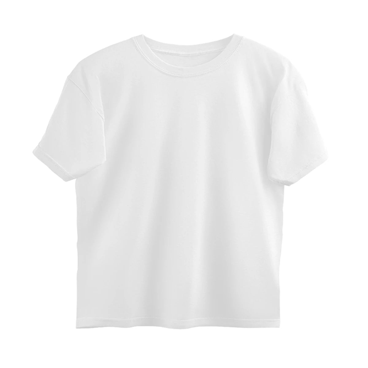 Men's Plain Oversized T-Shirt - White