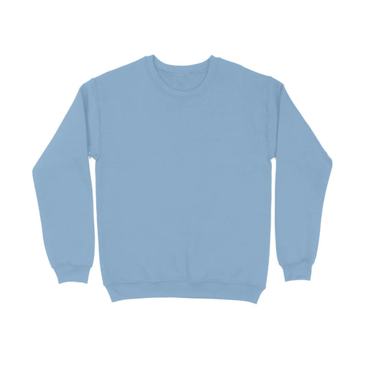 Men's Plain Sweatshirt - Baby Blue
