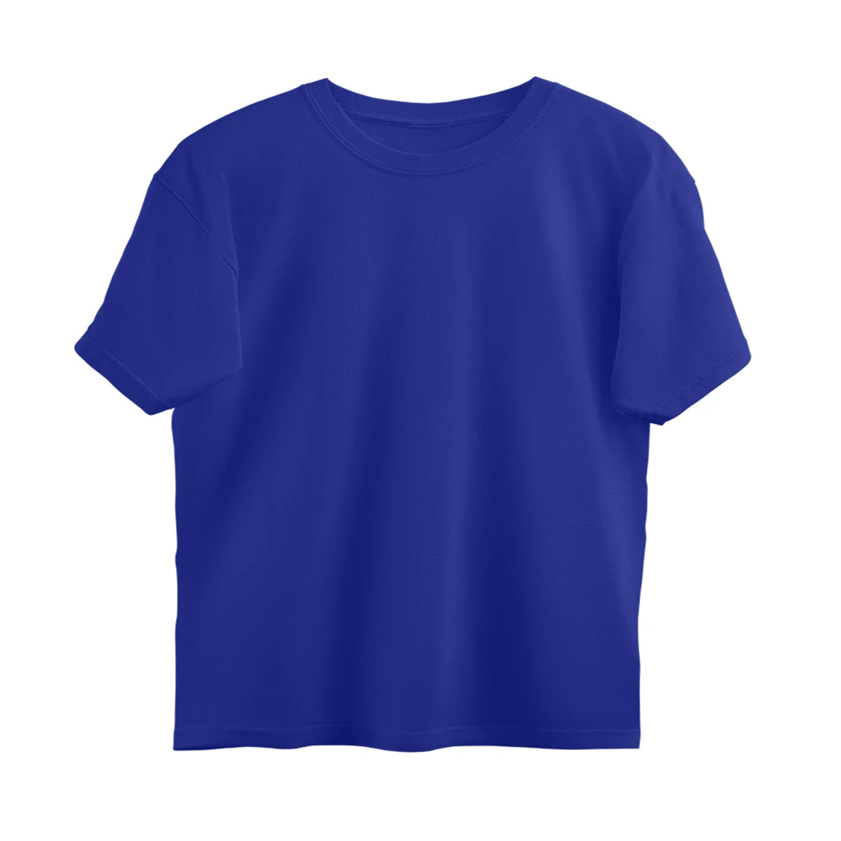 Men's Plain Oversized T-Shirt - Royal Blue