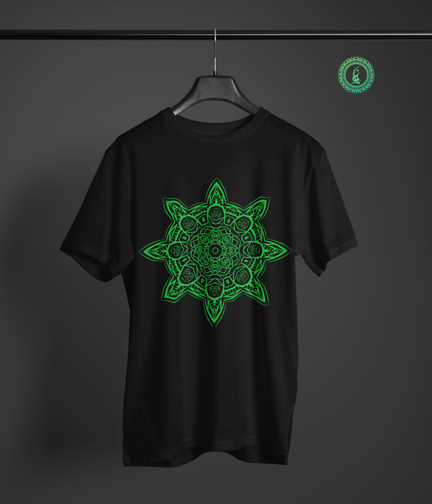 Vibrational Vortex Printed T-shirt