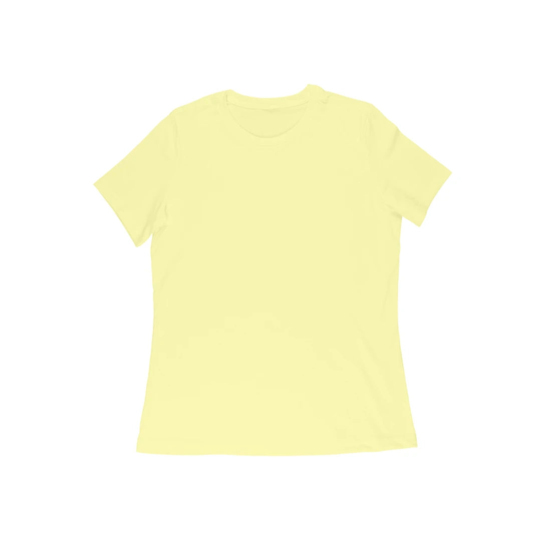 Women's Plain Round Neck T-Shirt