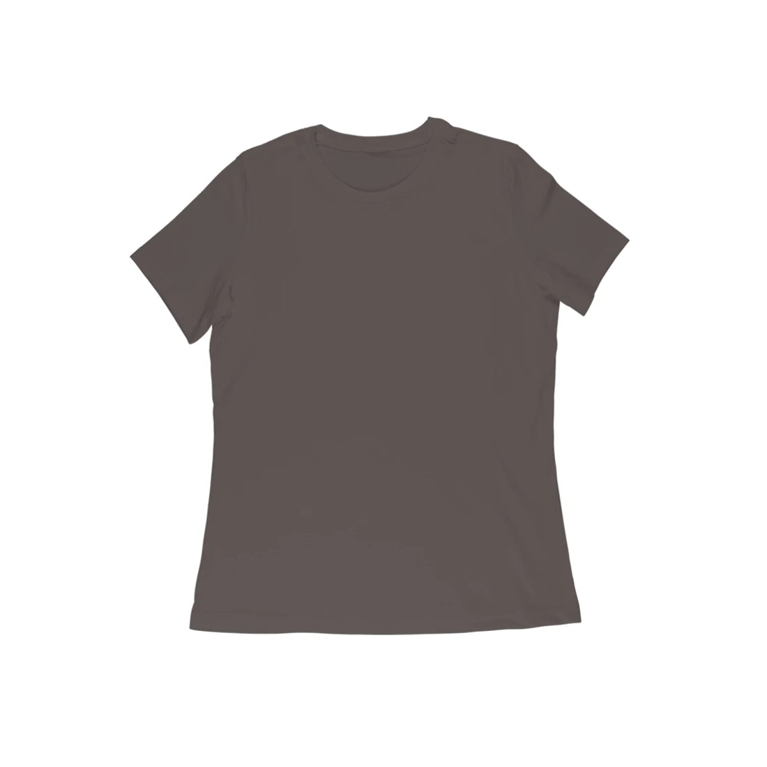 Women's Plain Round Neck T-Shirt
