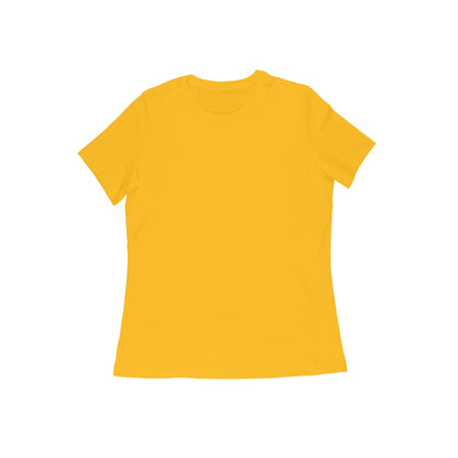 Women's Plain Round Neck T-Shirt