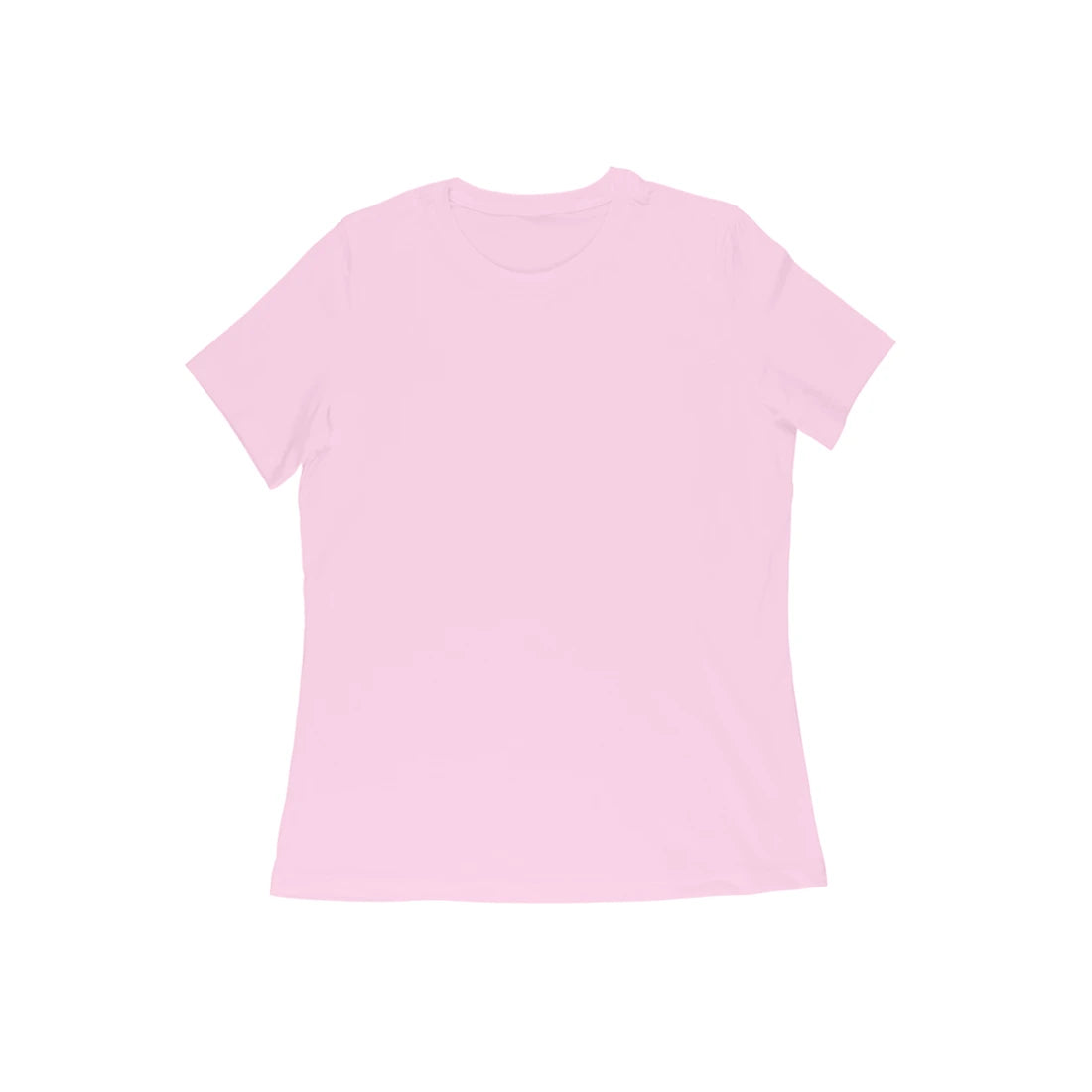 Women's Plain Round Neck T-Shirt