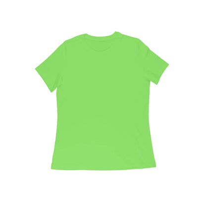 Women's Plain Round Neck T-Shirt