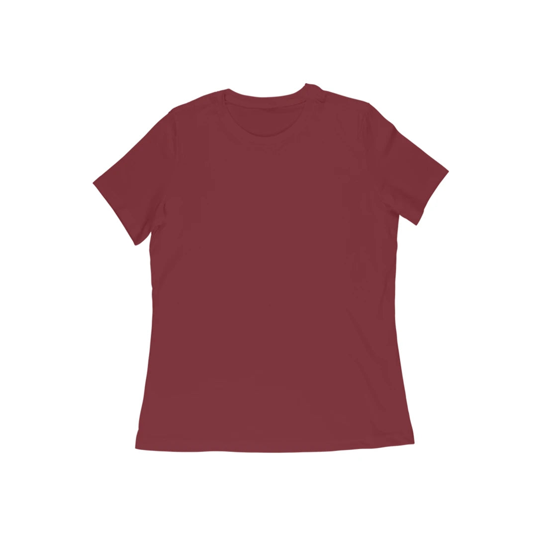 Women's Plain Round Neck T-Shirt