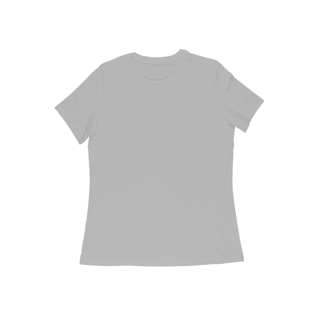 Women's Plain Round Neck T-Shirt