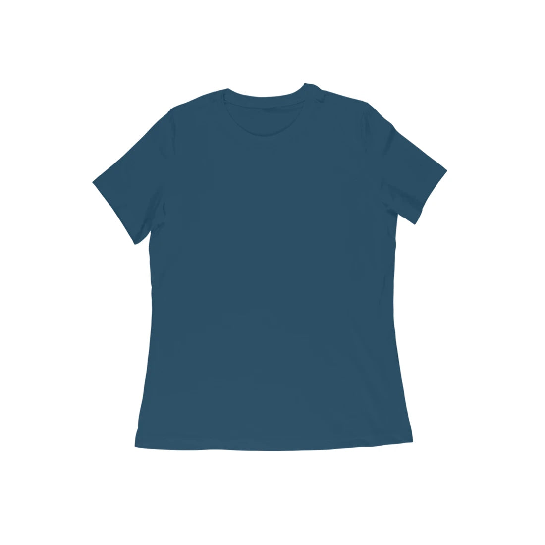 Women's Plain Round Neck T-Shirt
