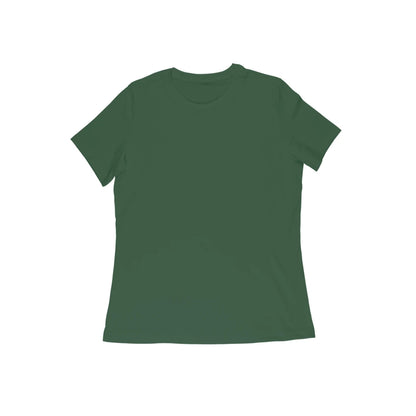 Women's Plain Round Neck T-Shirt
