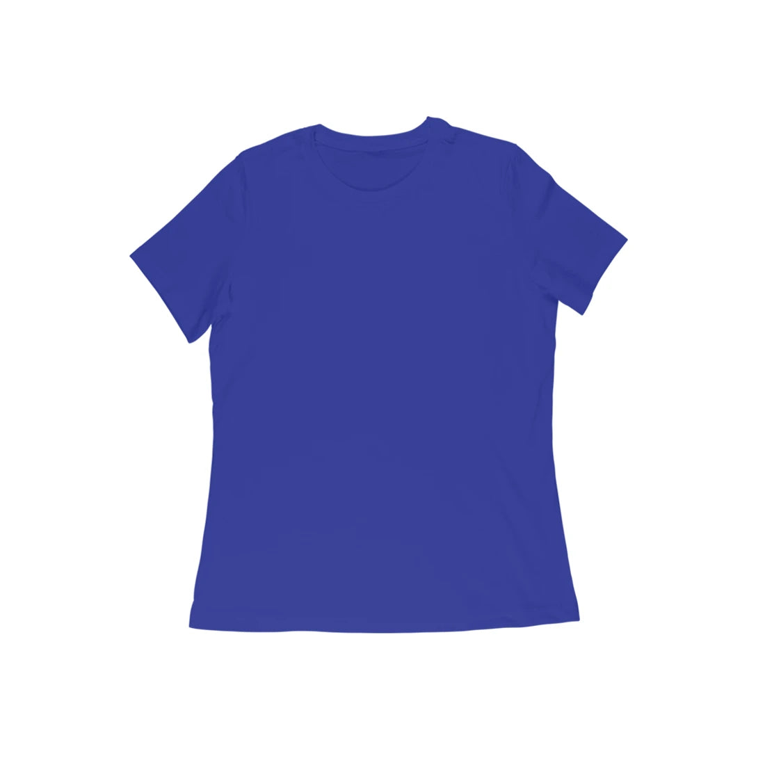 Women's Plain Round Neck T-Shirt