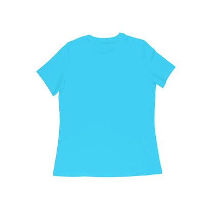 Women's Plain Round Neck T-Shirt