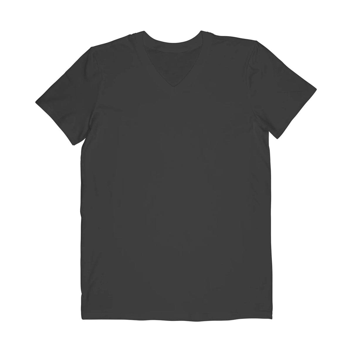 Half Sleeve V-Neck T-Shirt for Men - Black