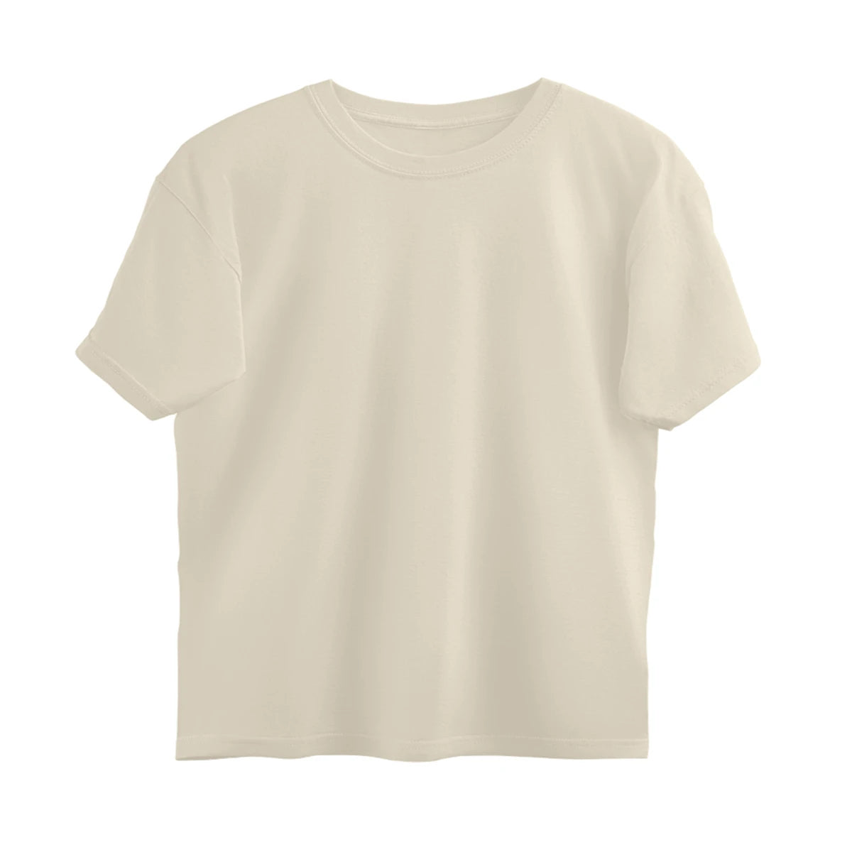 Men's Plain Oversized T-Shirt - Off White