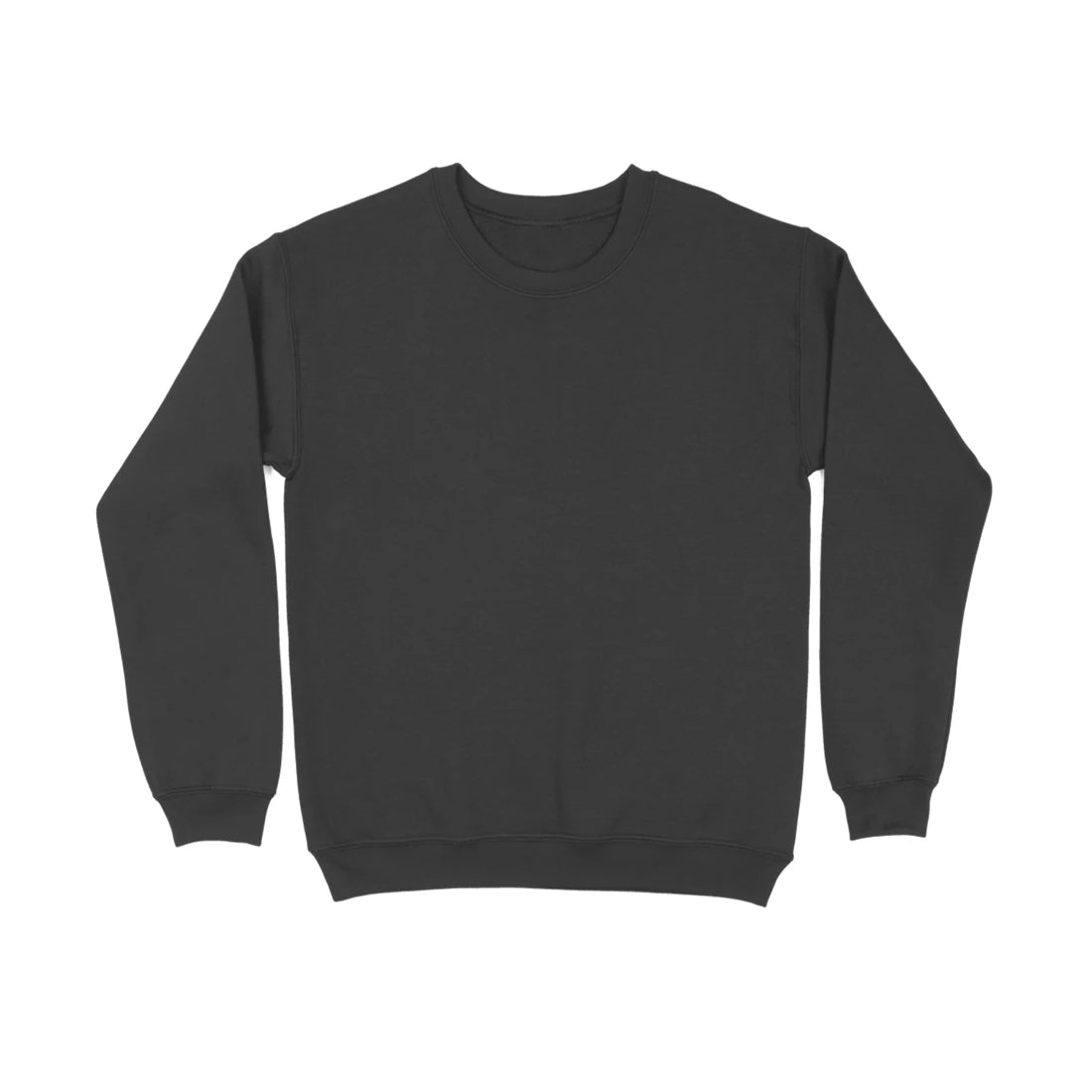 Men's Plain Sweatshirt - Black